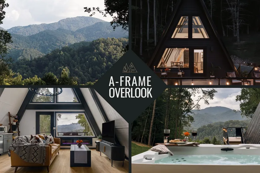 Romantic A-Frame, 7 Private Acres w Mountain Views - Image 1