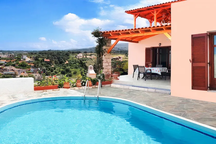 Villa Sunset with stunning sea view, kids area and hammocks on roof terrace - Image 1