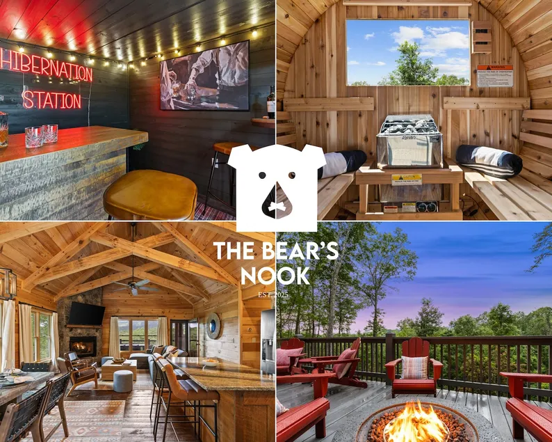 Couples Retreat, Sauna, Hot Tub, Speakeasy, Views - Image 1