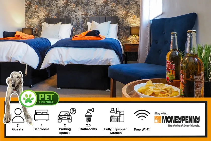 Spacious Comfy 4 Bed Home - Sleeps up to 7 & Pets - Image 1