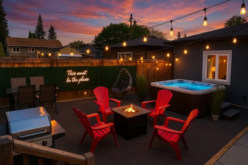 Summer Haven - HotTub - FireTable - KingBed - BBQ - Sleeps8 - Image 1