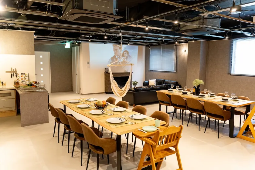 250 m²/20 people/Large projector/Slide/Darts/Toya Onsen area/Lake Toya Base - Image 1