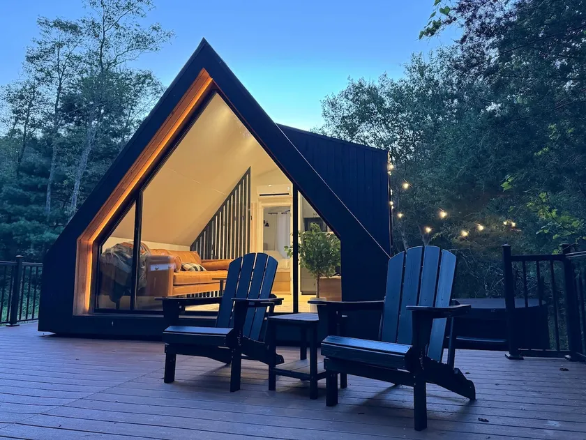Creekside A-Frame on Lost River | Hot Tub | Creek - Image 1