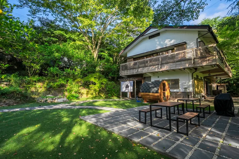 Healing by the babbling of the Kawazu River, a private inn with a hot spring and sauna. BBQ available - Image 1