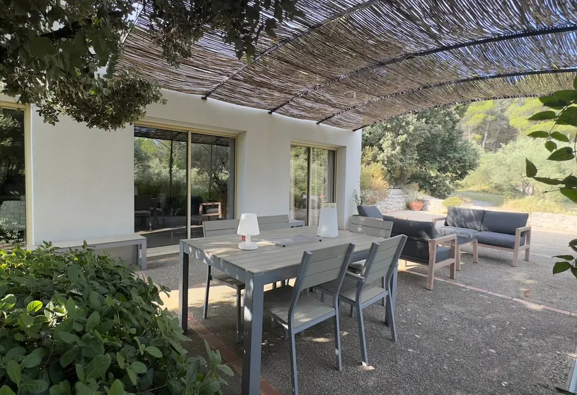 The house with olive trees, up on the hill - Image 1
