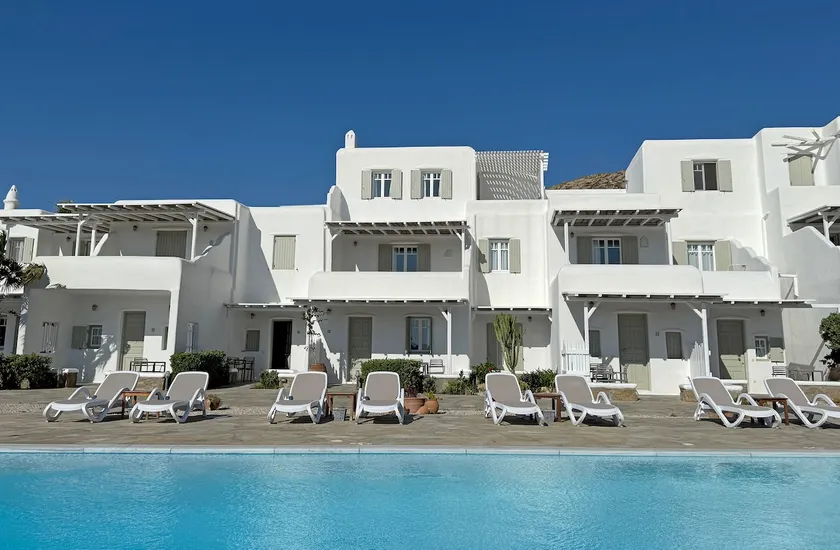 Pool level Studio with Sea view in Panormos beach - Image 1