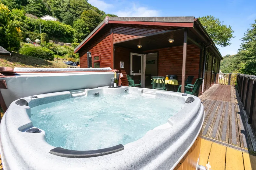 Riverside Two Bed Lodge im Exmoor-Nationalpark. 10 Minuten zu Fuß vom Lynton Center - Image 1