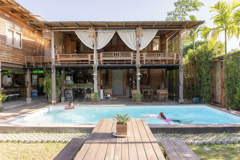3BR Teak Salt Water Pool Villa CNX (8 Guests Max) - Image 1