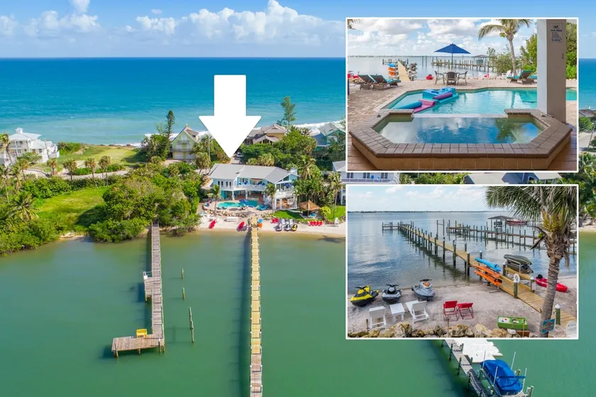 Aquarius South: Luxe 10BR/6BA , w/ heated swimming pool+spa, private dock & more - Image 1