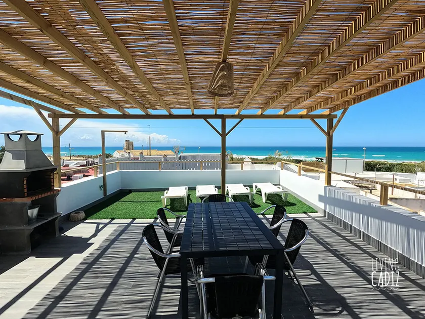 Haus mit Aussicht El Palmar Beach 6 Personen. NEU Sonnenuntergang und Surf Beach House - Image 1