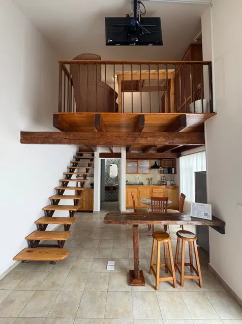Suite with a loft and a double bed - Image 1