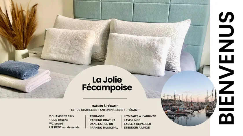 La Jolie Fécampoise, city center 2-4 people - Image 1