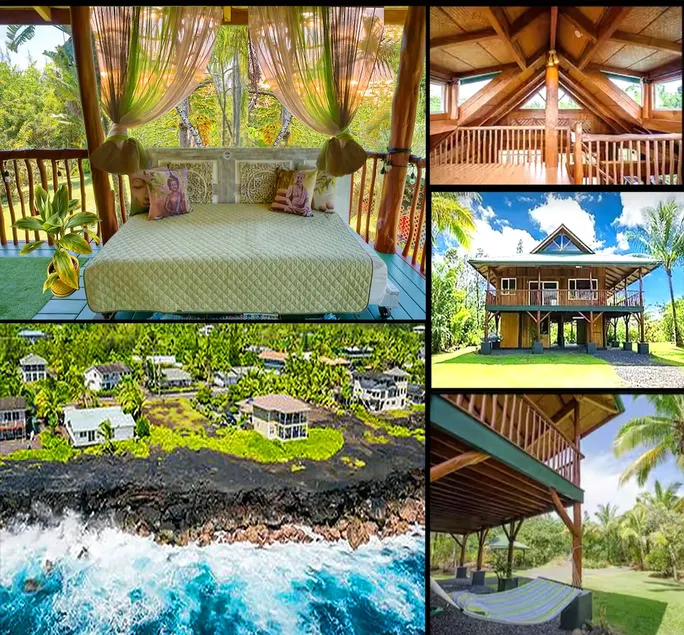 Sale-Oct-4,8 Treehouse Vibe Near Hilo AC WD Ocean - Image 1