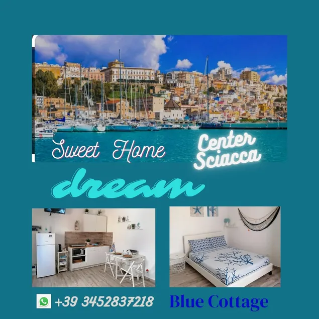 Blue Cottage, downtown Sciacca - Image 1