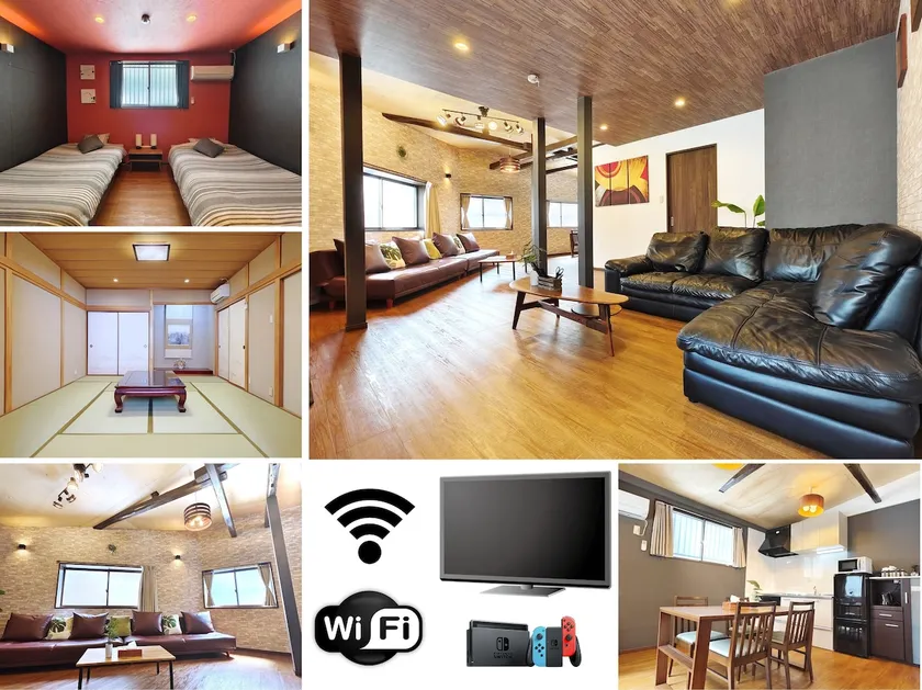 Spotless Clean! 8 min to Namba! Up to 9 guests - Image 1