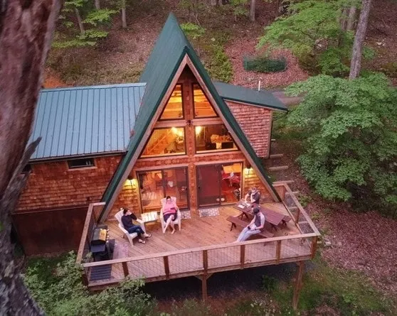 A-Frame Cabin Escape in George Washington Natl Forest, Lost River Area, WV - Image 1