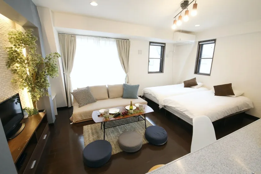 High Speed wifi * 1LDK room * Shinjuku is also within walking distance! Accommodates up to 6 people! ZA349 - Image 1