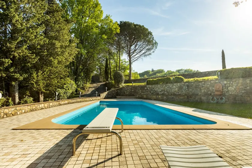 Tuscan villa in Chianti Classico hills Il Poggiolino - Image 1