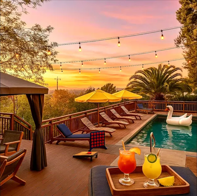 Stunning Views Retro House with Pool/Spa - Image 1