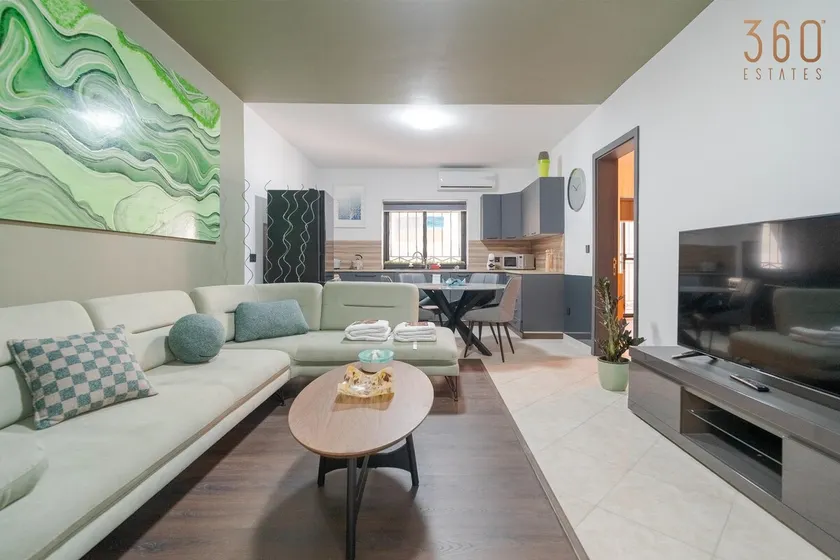 A 2BR maisonette fully equipped w/AC in St Julians - Image 1