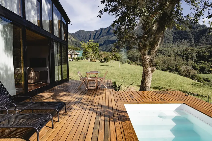 Rifugio Cabin with Heated Pool and Hot Tub - Image 1