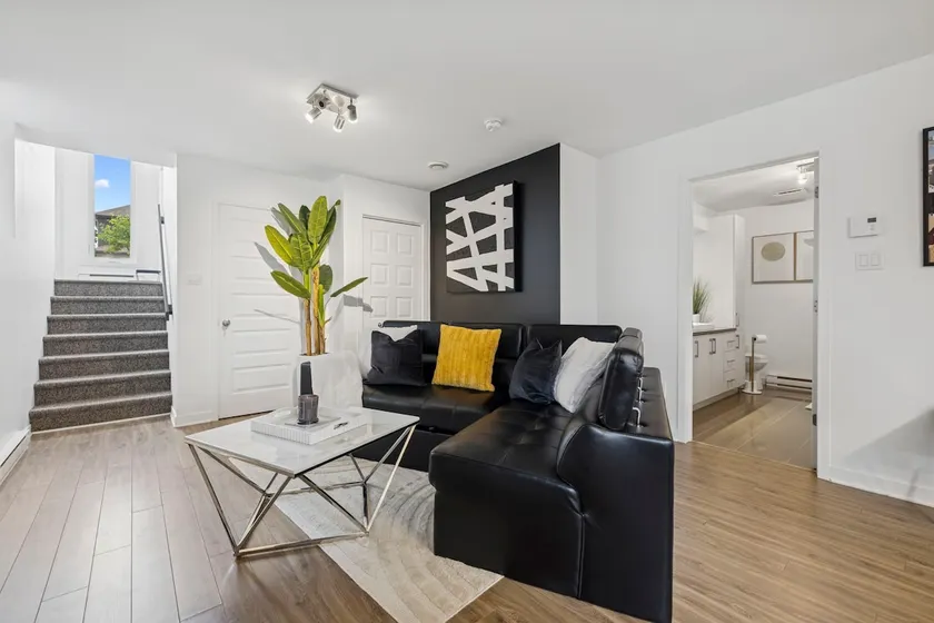 Modern 1BR + Sofa Bed | Near Airport + Workspace - Image 1