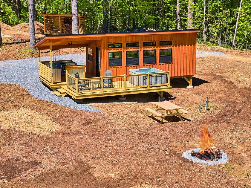 Modern Forest Cabin w/ Private Hot Tub & Fire Pit - Image 1