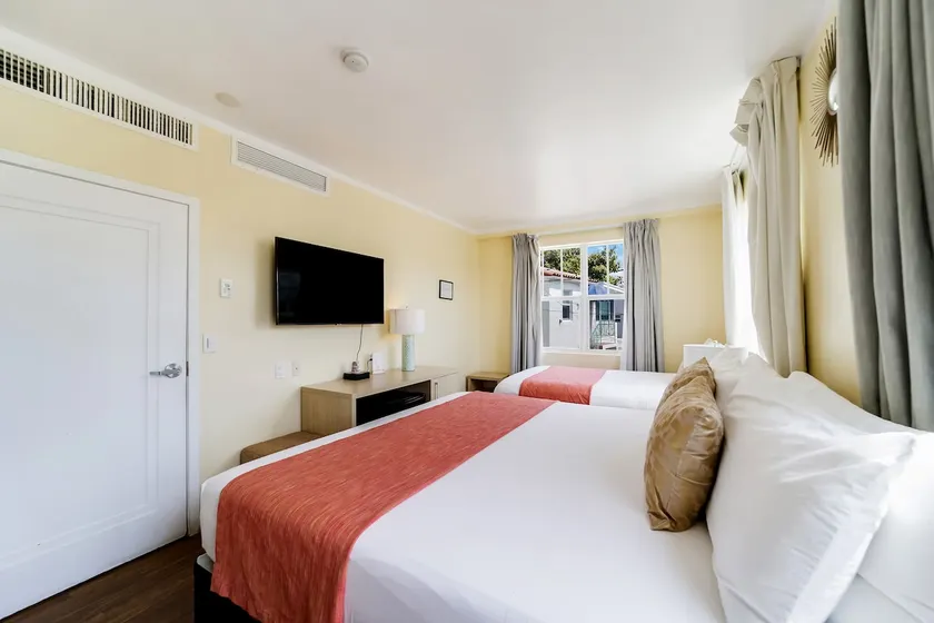 At Mine - South of Fifth Double Beds | Parking - Image 1