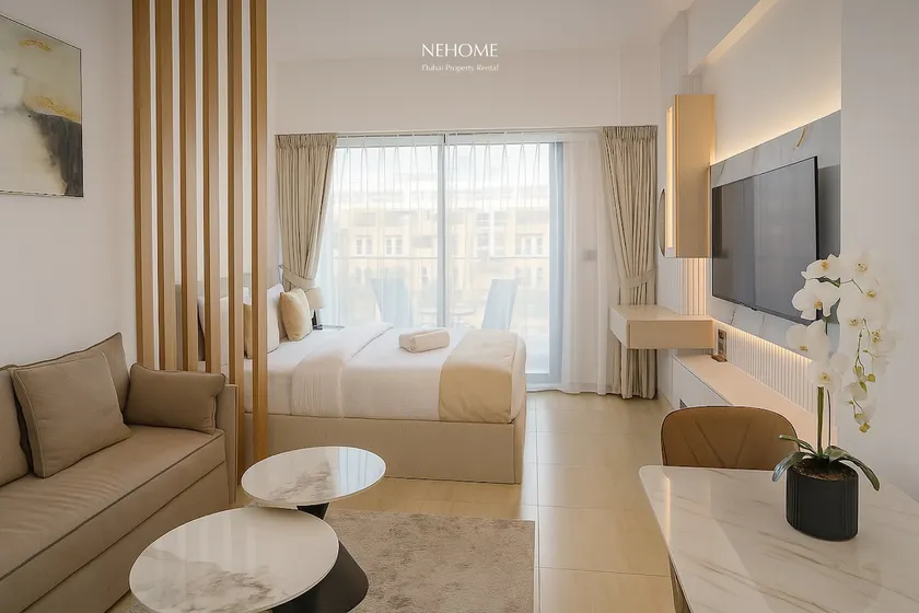Comfort Studio in JVC – Pool, Gym & Parking - Image 1