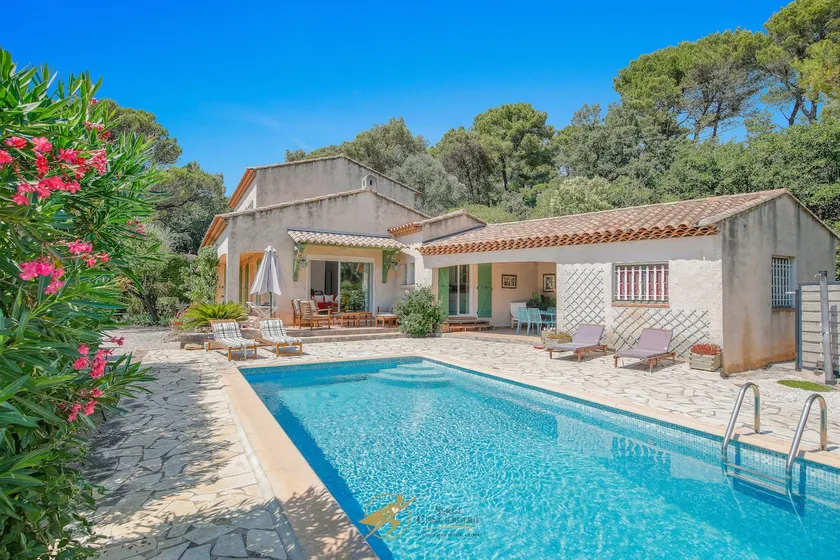 Ground floor of villa, terrace, private pool, park, nature - Image 1