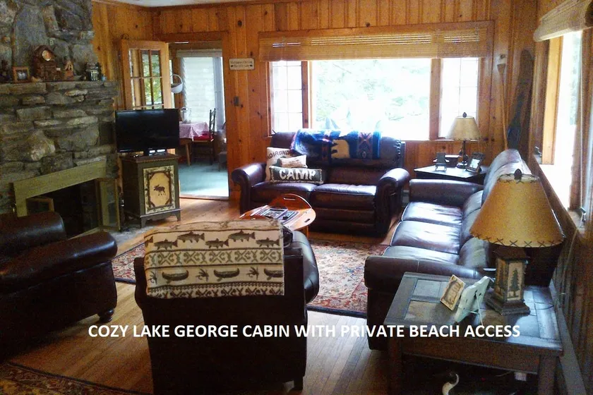 Cozy cabin, private beach access, near LG village - Image 1