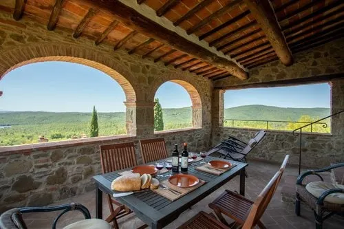 Tuscany accommodation with panoramic view terrace - Image 1