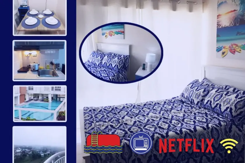 Balcony Condo | City View · Pool · Taal Rooftop - Image 1