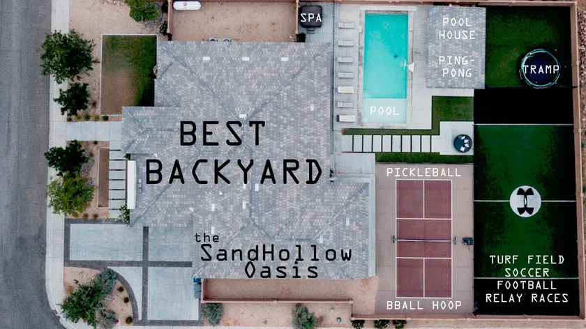 ☀️Modernes 4 Schlafzimmer privat: Pool, Pickleball St. George Sandhollow Schläft 12+ - Image 1