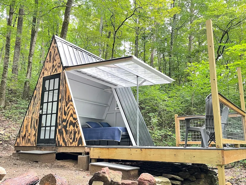 Tiny A-frame Glamping @ Running Water Creek - Image 1