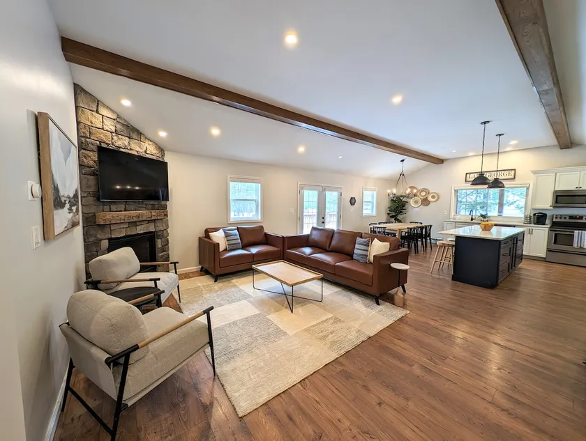 Adirondack Luxury: Hot Tub, Fire Pit, Walk to Lake - Image 1