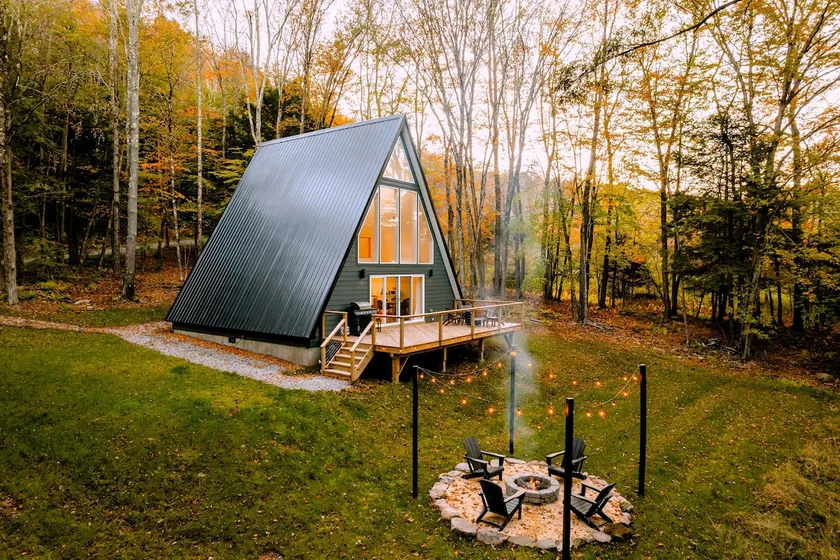 BirchRidge A-Frame: Sauna/Firepit/King Bed/7 Acres - Image 1