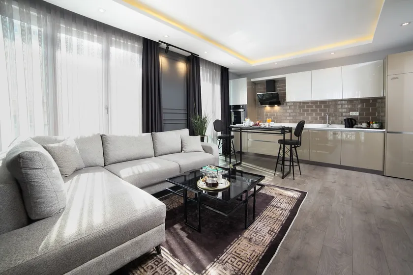 White Deluxe1 with Kitchen and Balcony - Image 1