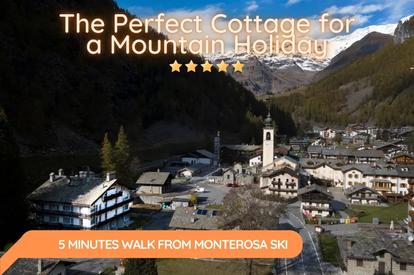 5 Minutes from Monterosa Ski, Small Cottage - Image 1