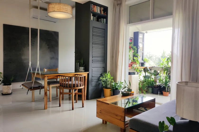 1 BHK Art Studio, Balcony garden, Pool @curiosogoa - Image 1