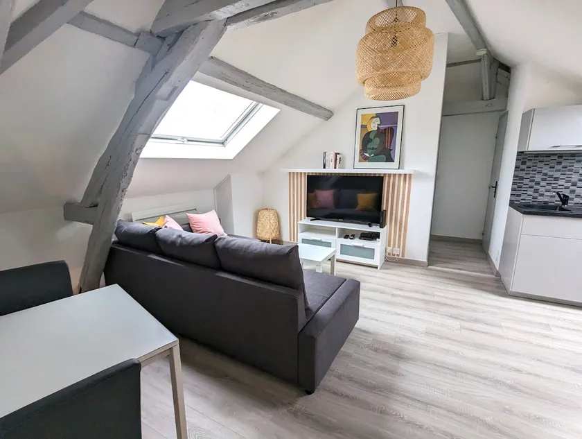 Benefits: 2 bright bedrooms, fiber, air conditioning, 15 min to the train station - Image 1