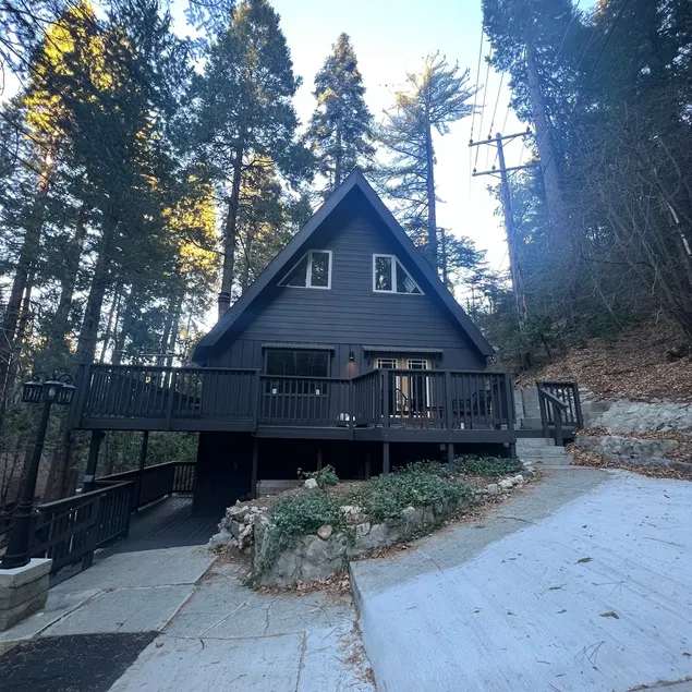 Lake Arrowhead Lux Black Cabin - Image 1