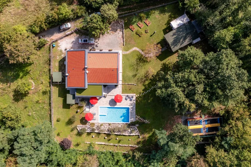 Holiday home with barbecue, private pool & terrace | Nature view - Image 1