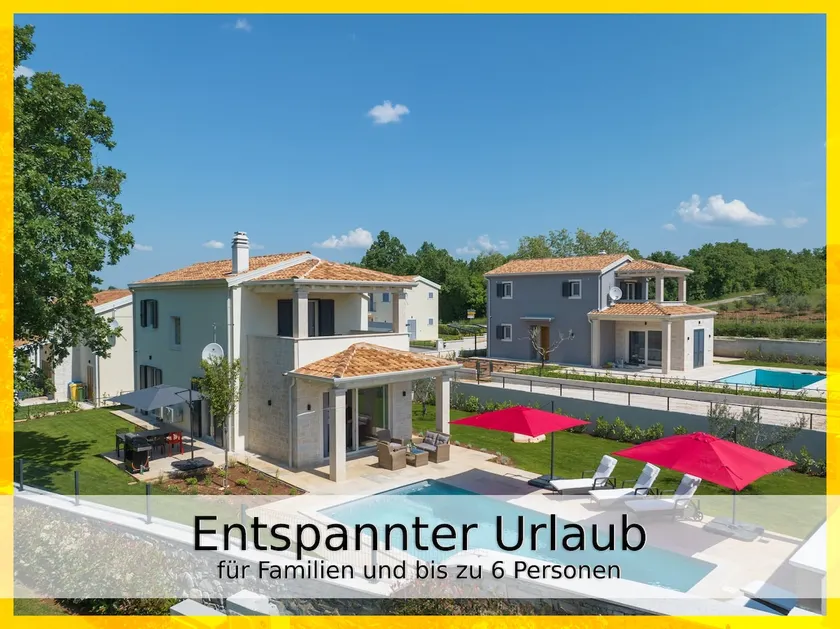 Villa Falco für Familien, bis 6 Personen, 3 Schlafzimmer mit Bad en Suite, Pool mit Loungebereich, Grillterrasse, schnellem Wlan, 2 Parkplätze, - Image 1