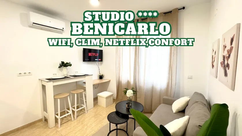Studio Cosy, Wi-Fi, A/C, TV: Benicarló Center - Image 1