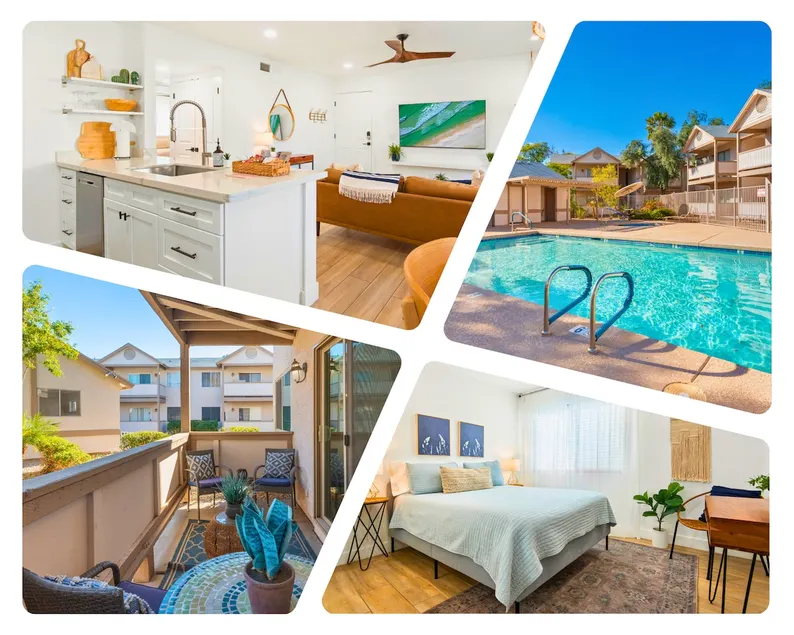 *NEW* Remodeled Tempe Pool View Condo Walk to Mill - Image 1