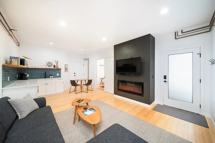 King Bed Suite w/ Fireplace & Heated Floors - Image 1