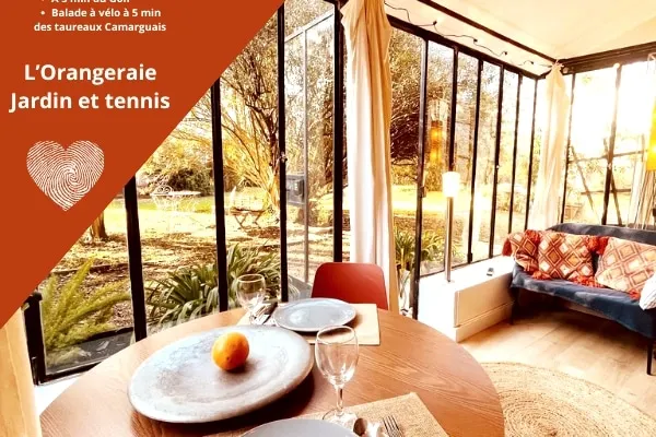 *L'Orangeraie* House with garden, tennis, parking - Image 1