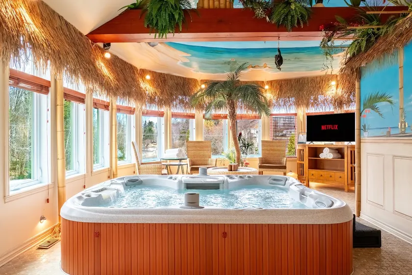 The Aquatic Haven | Spa & Pool | Bar + Pool Table - Image 1