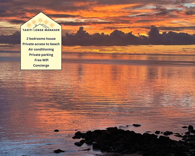 Raihau Lodge - Climatisation, Fibre, Accès Plage, Parking Privé - Image 1